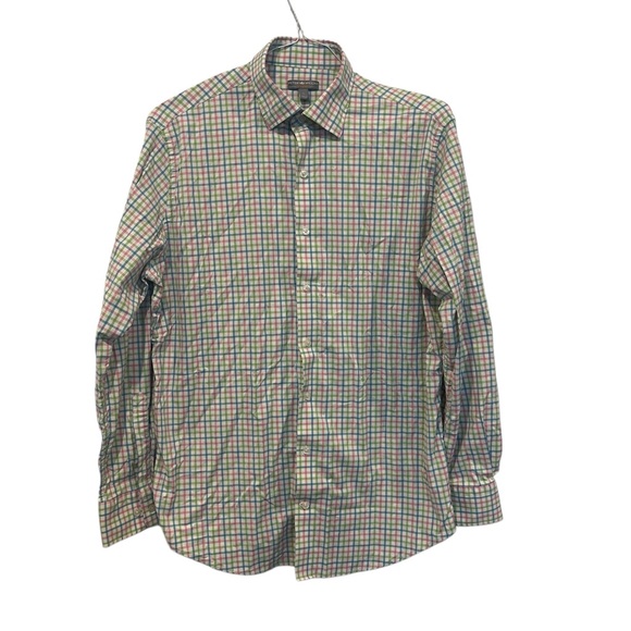 Peter Millar Other - Peter Millar Wicking Shirt Men’s Large Performance Long Sleeve Button Down EUC‎